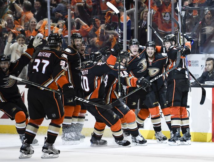 NHL: Stanley Cup Playoffs-Edmonton Oilers at Anaheim Ducks