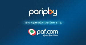 Pariplay Announce Paf Content Partnership