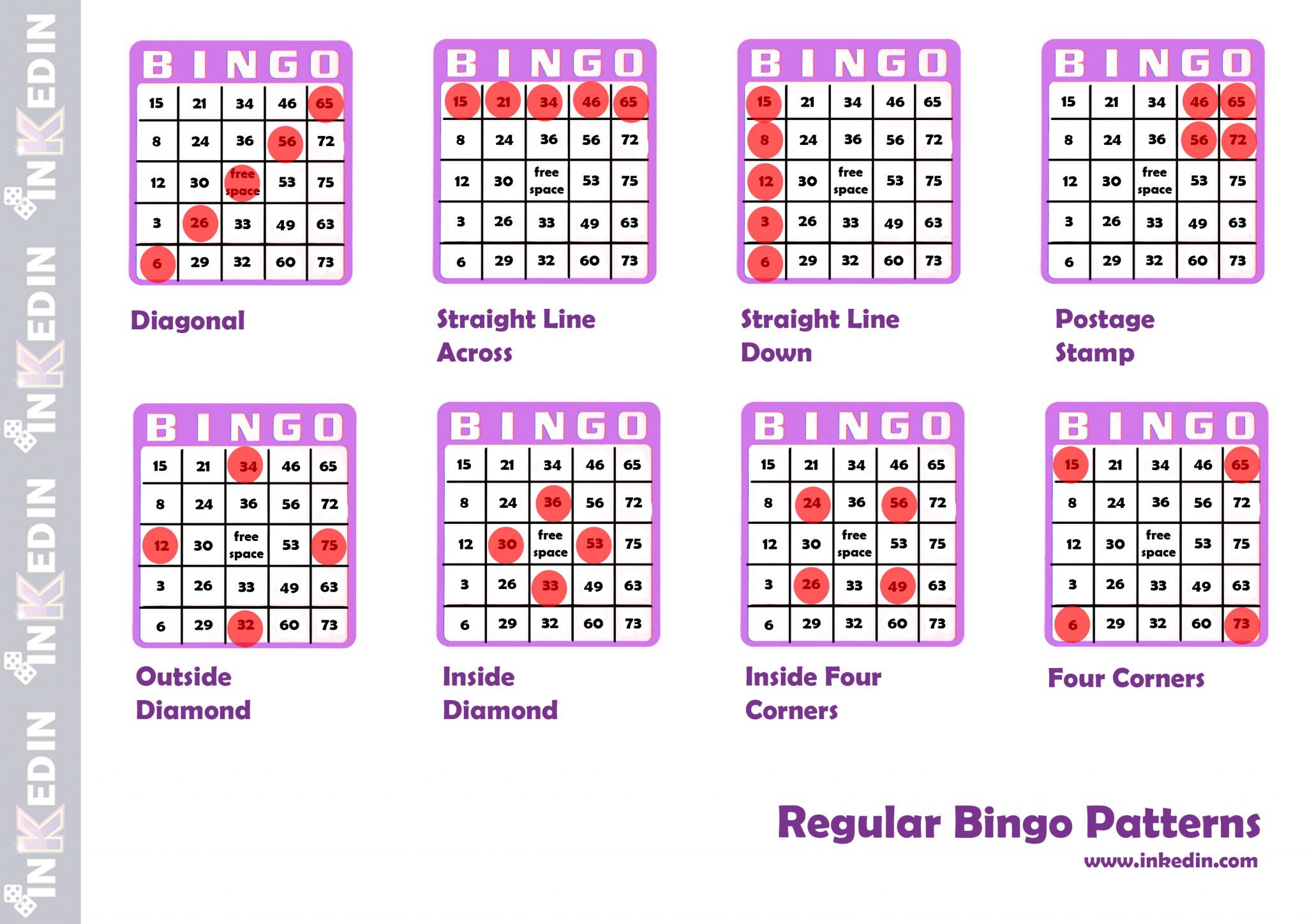 How many different bingo card combinations are there ...